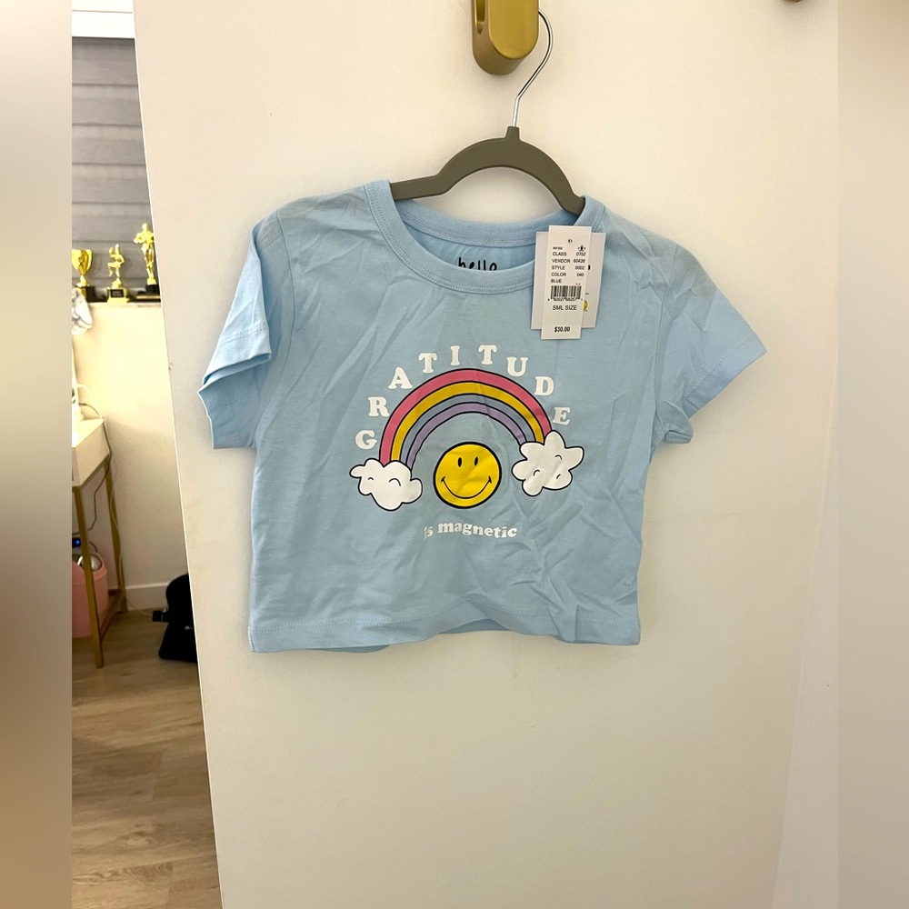 cropped t shirt for girls